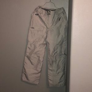 gray north face snow/ski pants